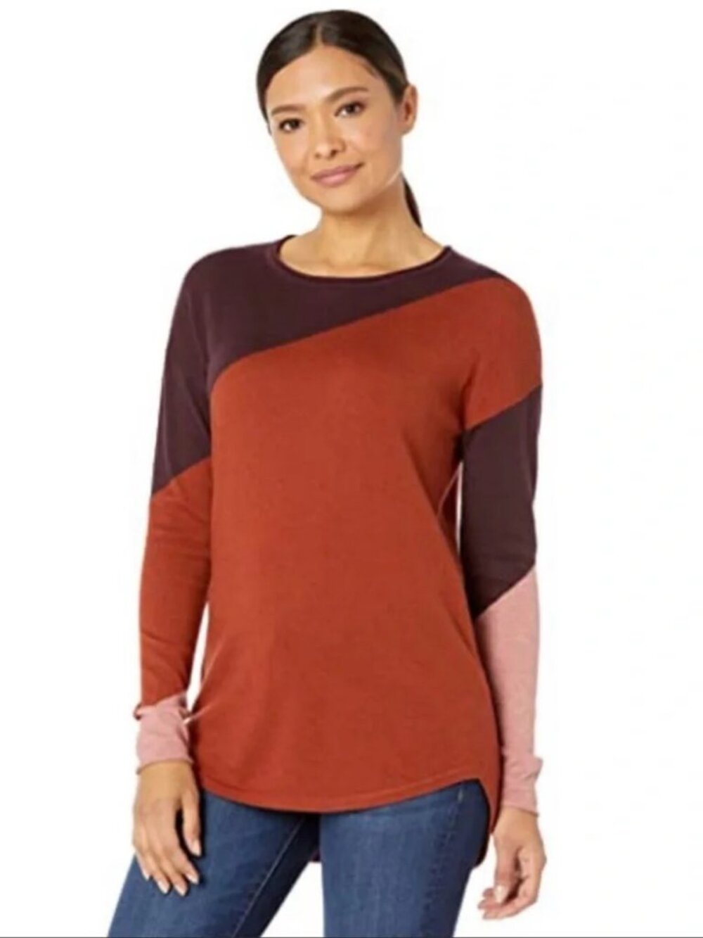 Smartwool Shadow Pine Colorblock Sweater - Picture 2 of 6
